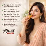 Chicken Samosa – 12 PCs | Frozen & Unfried | Ajwa Foods - Image 2