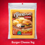 Burger Cheese Slices | Smooth Melt & Creamy Taste | Ajwa Foods