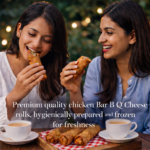 Frozen Bar B Que Chicken Cheese Rolls (12 PCs) | Crispy & Juicy – Ajwa Foods - Image 3