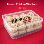 Chicken Wontons – 12 PCs | Frozen & Unfried | Ajwa Foods