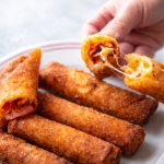 Saucy Pizza Cheese Rolls – 6 PCs | Crispy & Cheesy Snack by Ajwa Foods - Image 2